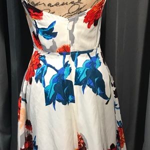 White Floral dress to impress